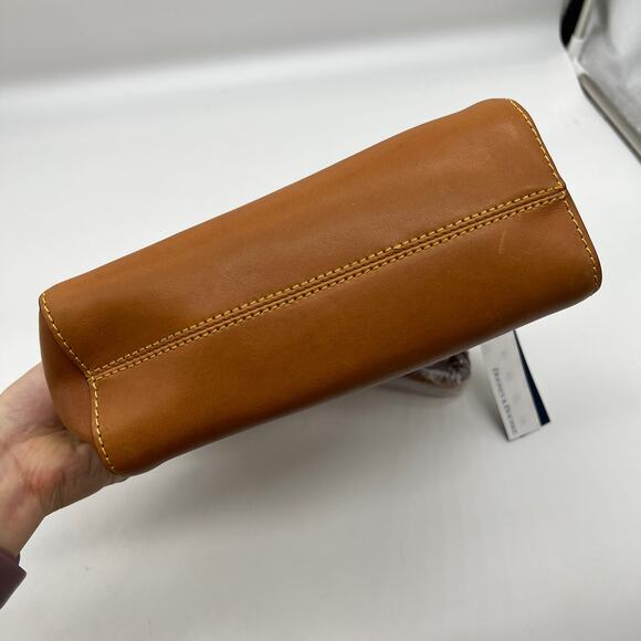 Dooney & Bourke Florentine Leather Allison Crossbody Natural Brown - Picture 8 of 15